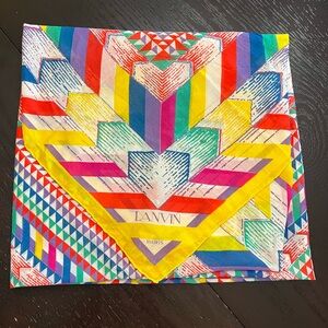 SCARF - Lanvin - Very vintage. 1970s Lanvin Paris